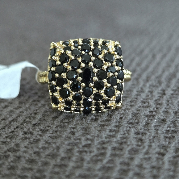 Hirajule Black🖤 Spinel Cushion Ring💍 - NWT - Picture 5 of 16